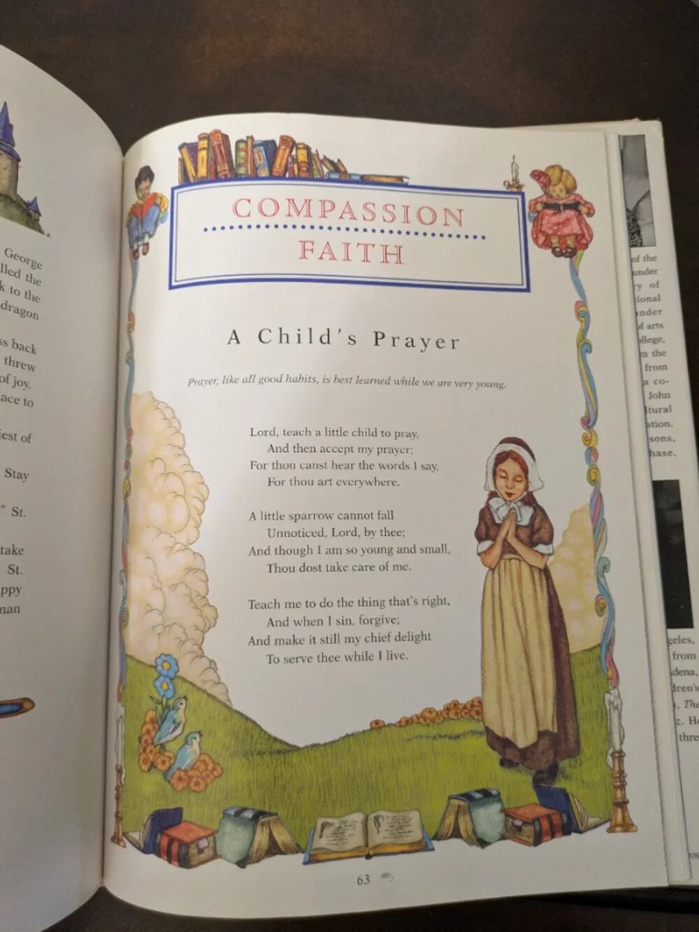 The Children's Book of Virtues Hardcover Book by William J. Bennett